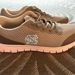 UNC Gray and Blue Sneakers Lightweight Athletic Design Worn Once